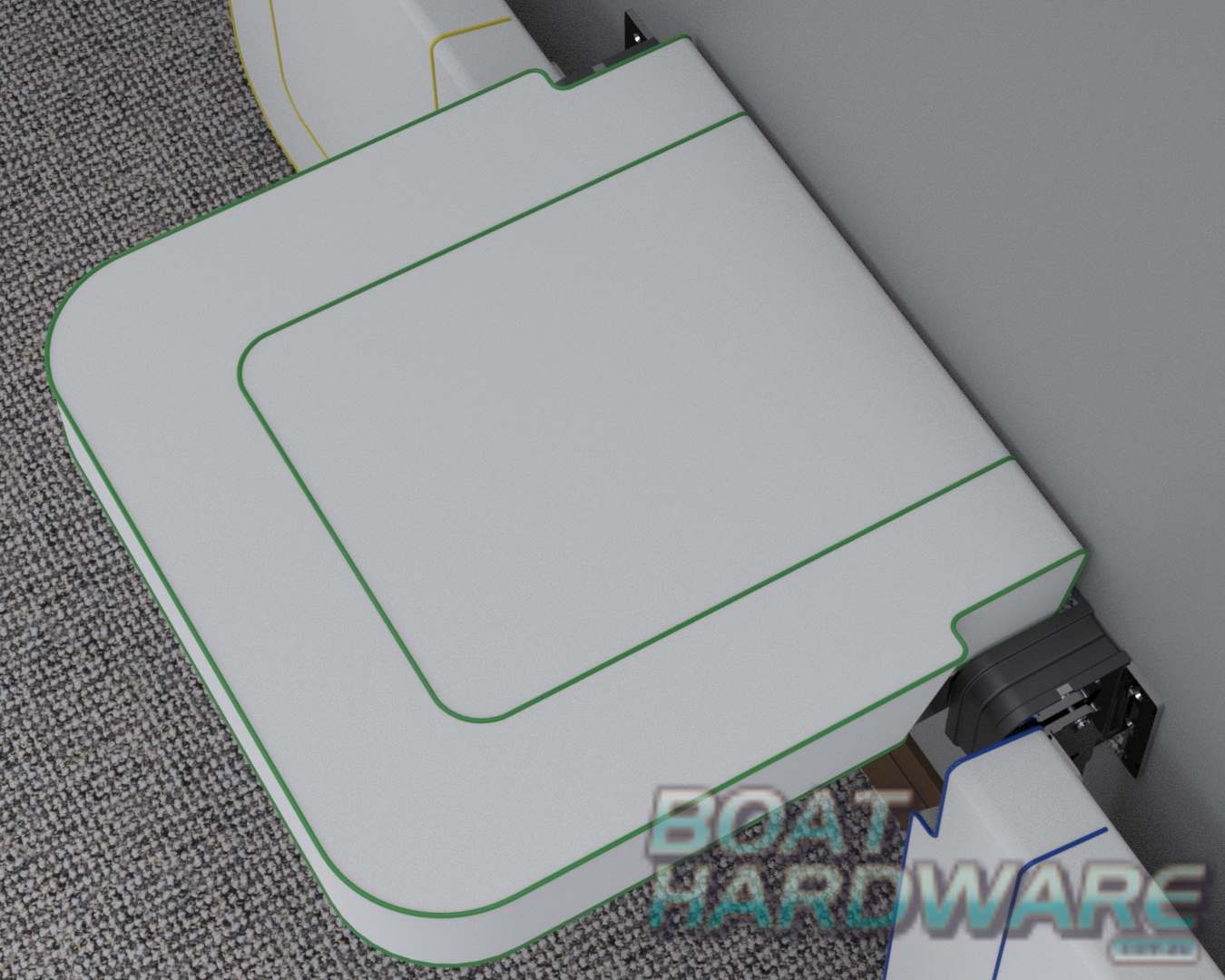 Folding Hinge suitable for Seat Table Bench Boat Marine ..