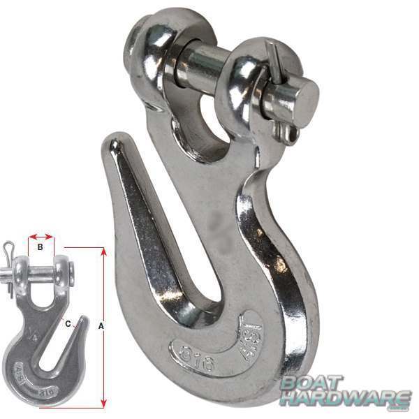 Clevis Grab Hook 8mm – Chain Care Online