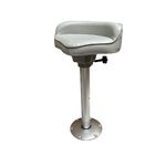Stand-Up Boat Seat Grey Complete Kit