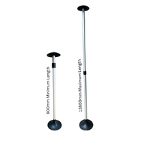 Telescopic Aluminium Boat Cover Support Pole System (From 800mm - 1380mm)