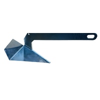 7.5kg Plough Anchor Delta Style - Galvanised Fixed Head