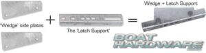 L&R Boat Latch Wedge Plate Kit Option