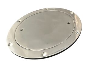 Boat Deck Plate Size 6" (152mm) 316 Stainless Steel