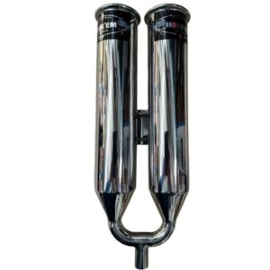 NEW 4" Double Live Bait Tube with Single Water Supply - Quick Release