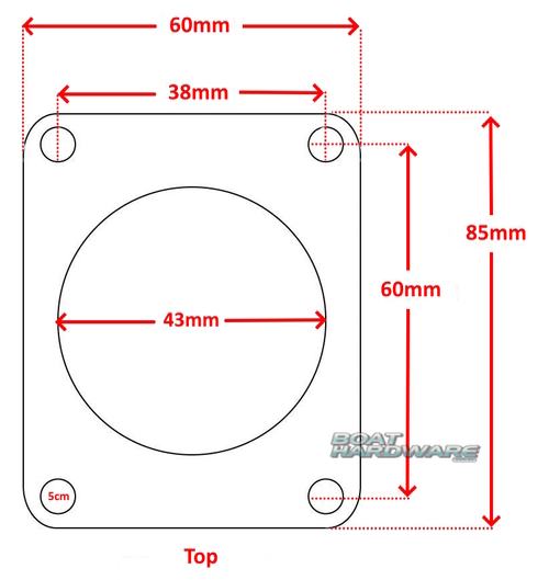 2 x 30° Rod Holder - Flush Mount - Image 3