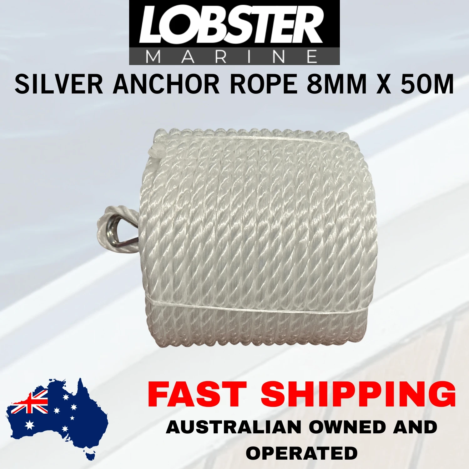 Silver Rope 50m x 8mm - Image 8