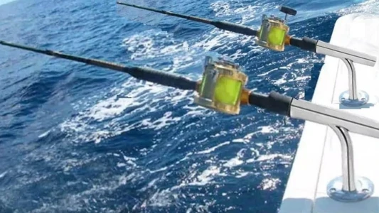 2 x Outrigger Rod Holder - 40mm Tube - Image 9