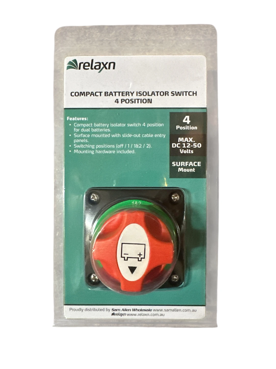 RELAXN® Battery Switch 4 Position - Image 2