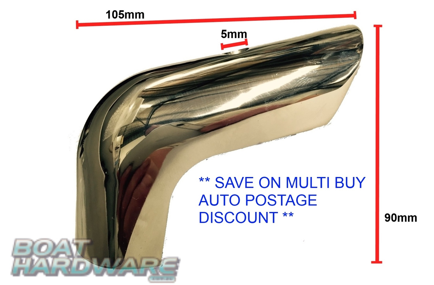 Gunwale Rail End Corner Cap - Image 3