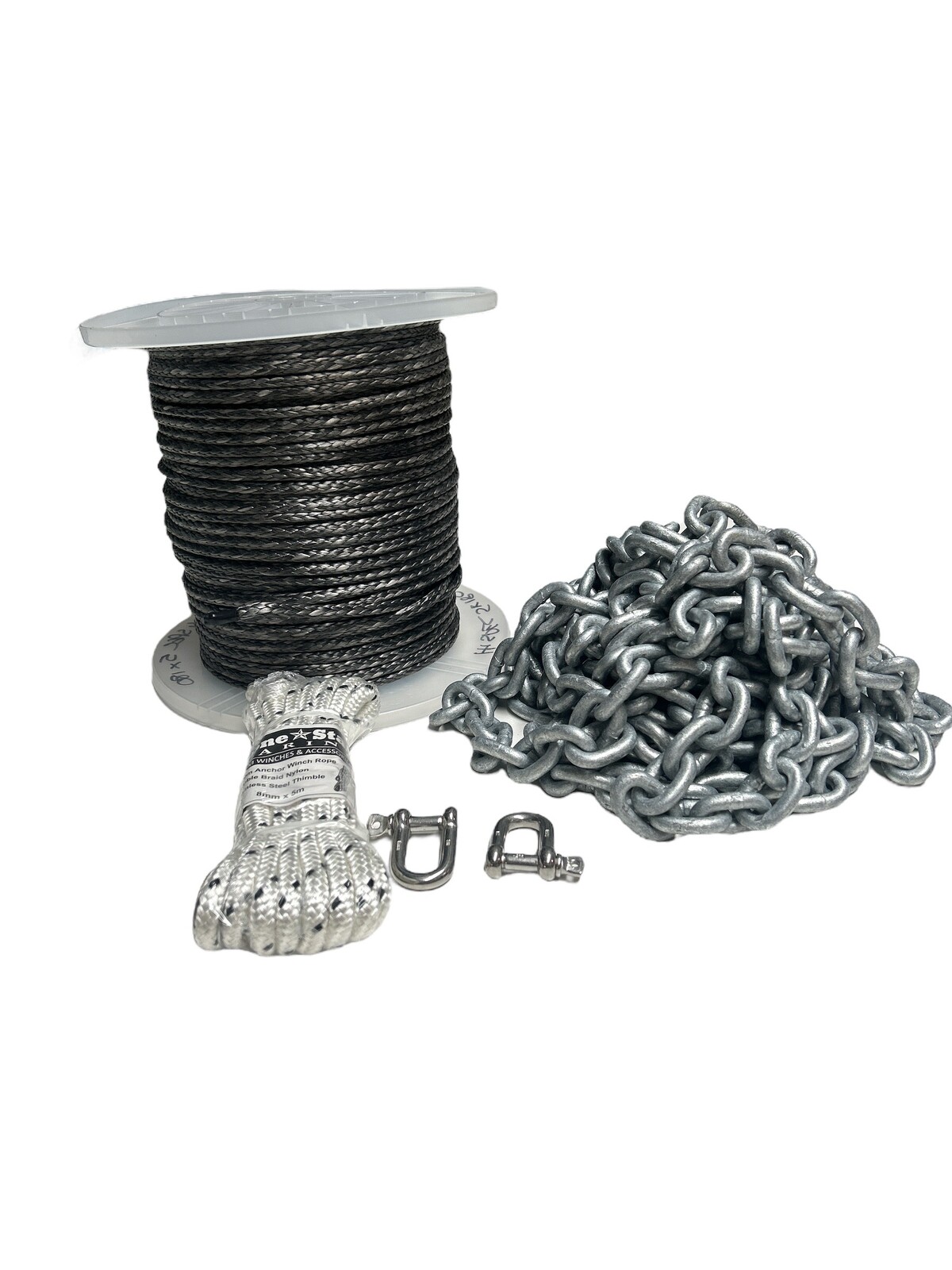 Lone Star Hi Spec Rope and Chain Kit (150m x 5mm)
