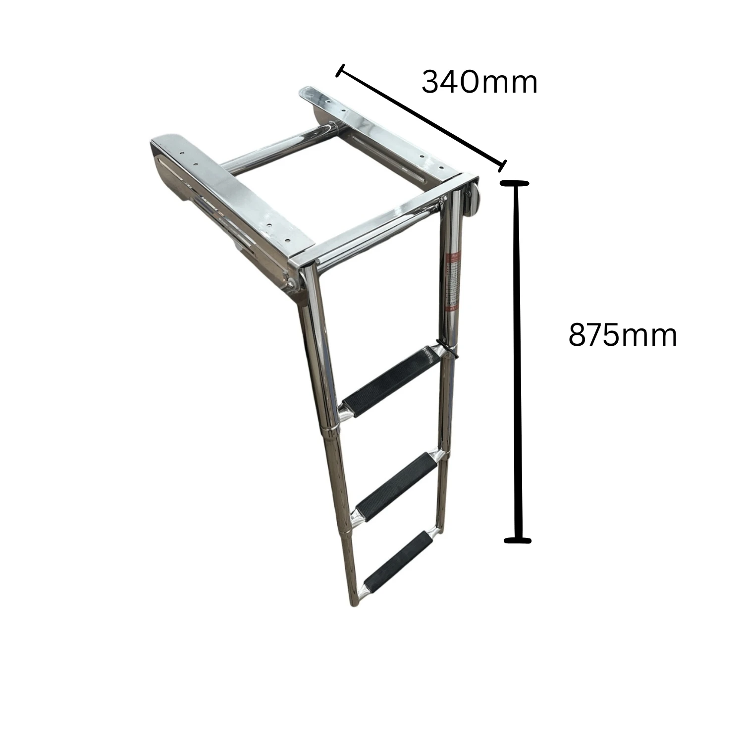 Telescopic Ladder with Platform - 3 Steps - Image 8