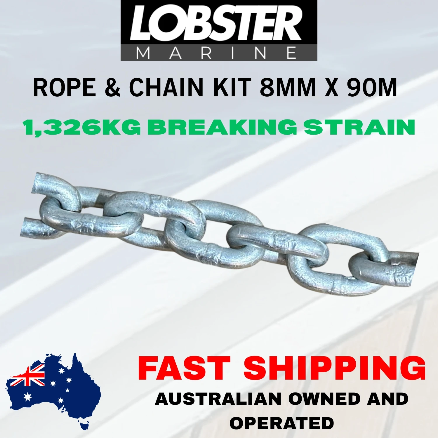 Rope and Chain Kit - 90m x 8mm - Image 11