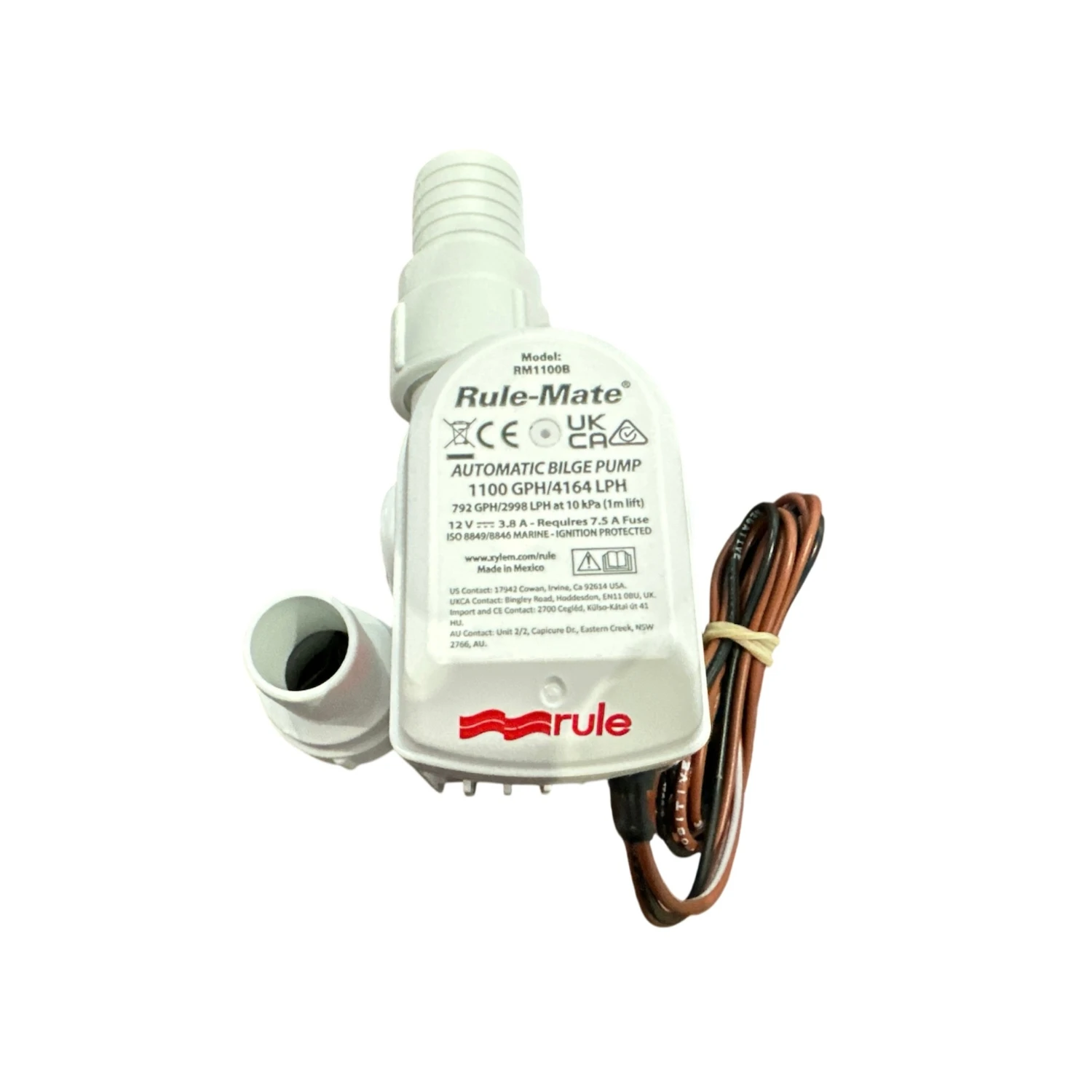 Bilge Pump Automated Rule Electric 1100 GPH - Image 4