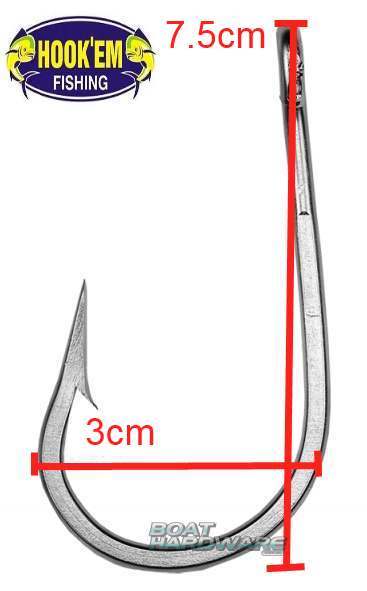 Shark/Game Rig 8/0 Double Hook with 200lb Wire Trace - Image 3