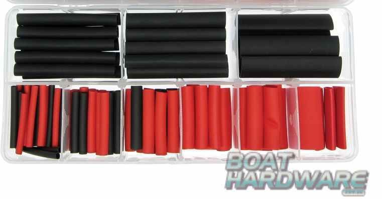 Adhesive Lined Waterproof Heat Shrink Tubes - Assorted - 120pc - Image 2