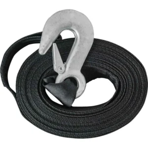 Heavy Duty Winch Strap with Snap Hook - 6m