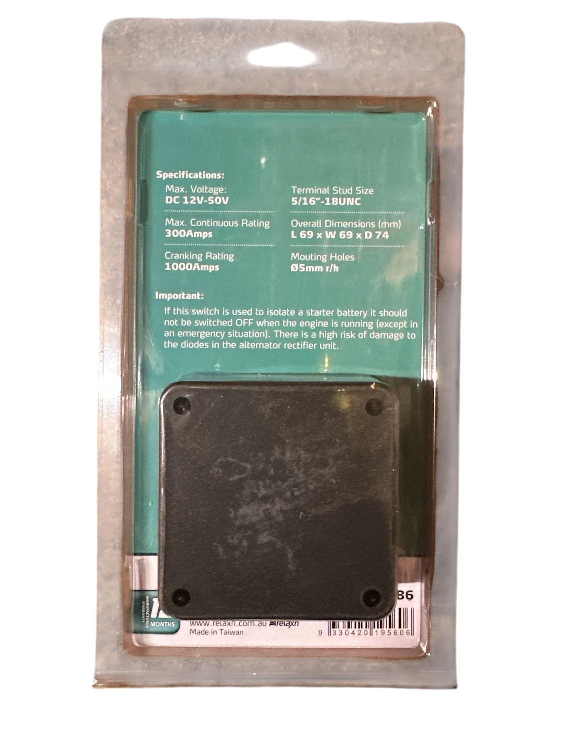 RELAXN® Battery Switch 4 Position - Image 3