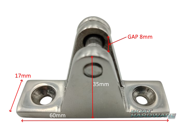 Deck Hinge 90° with Screw - Image 2