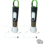 Rechargeable LED Torch - 2 Pack