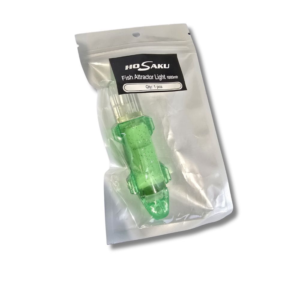 Fish Attractor Light with GREEN Flashing Light - 1000mtr depth