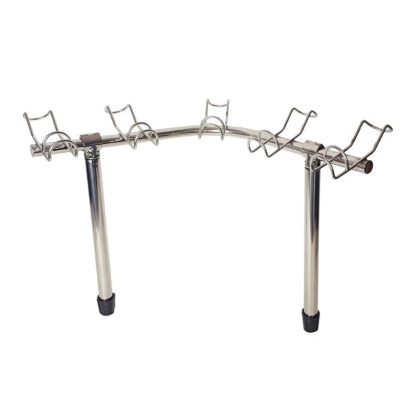 Corner Rod Rack 2 x 5-Way Adjustable Corner Rod Holder