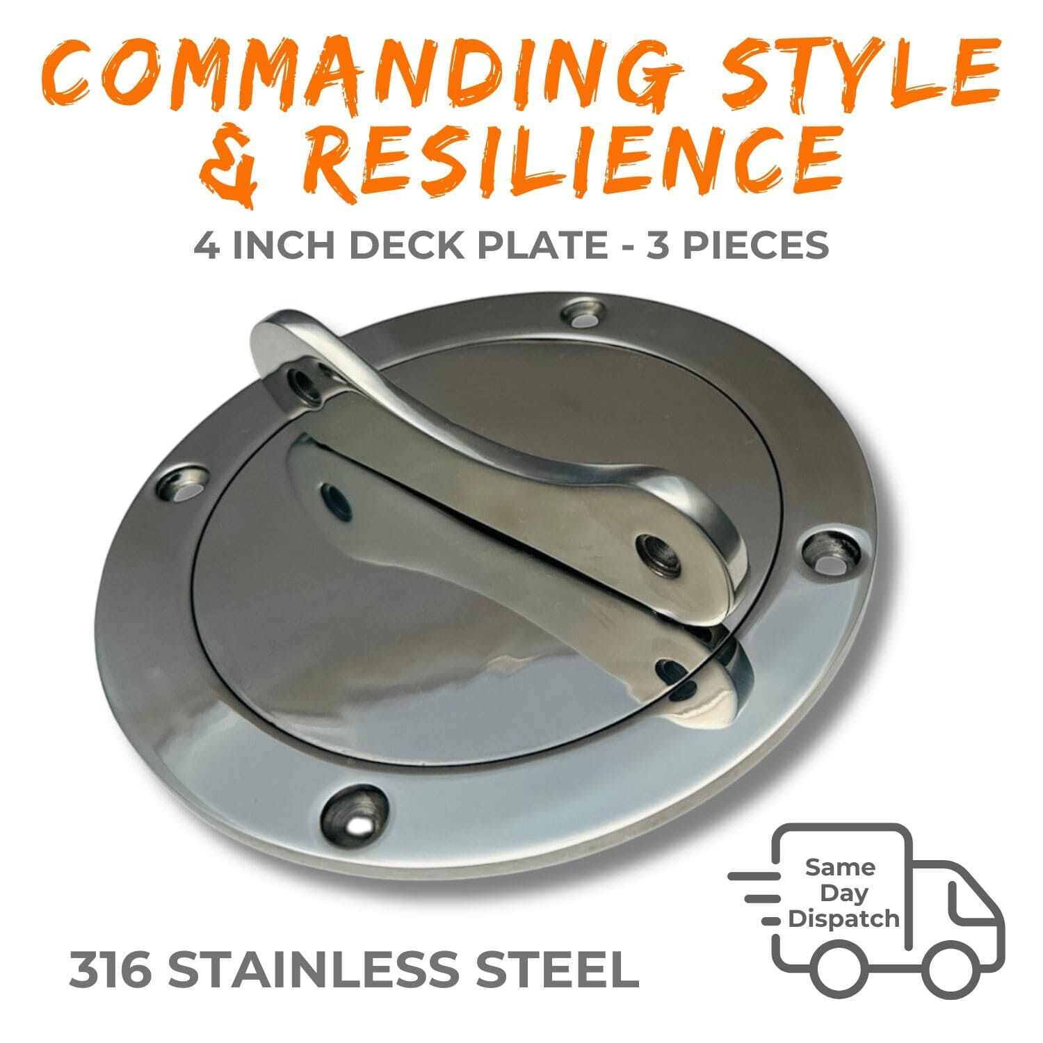 Boat Deck Plate 4" (100mm) - Image 8