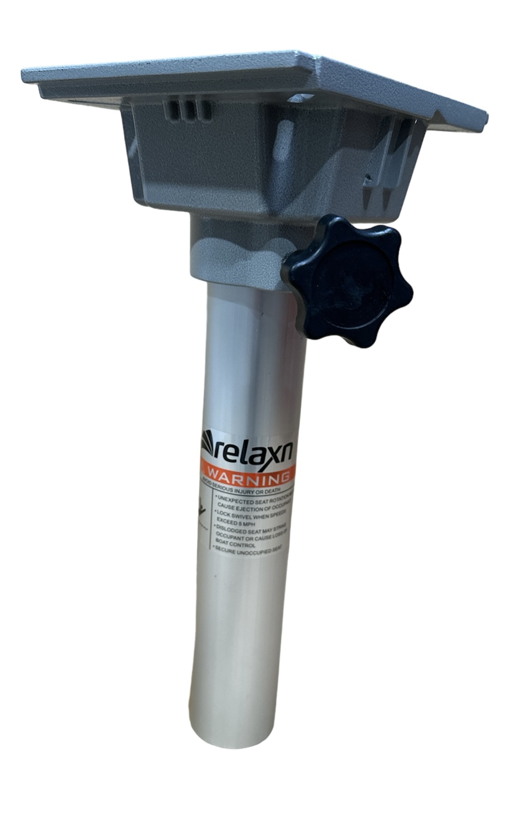 Boat Seat Plug-in Post and Swivel Top (375mm)