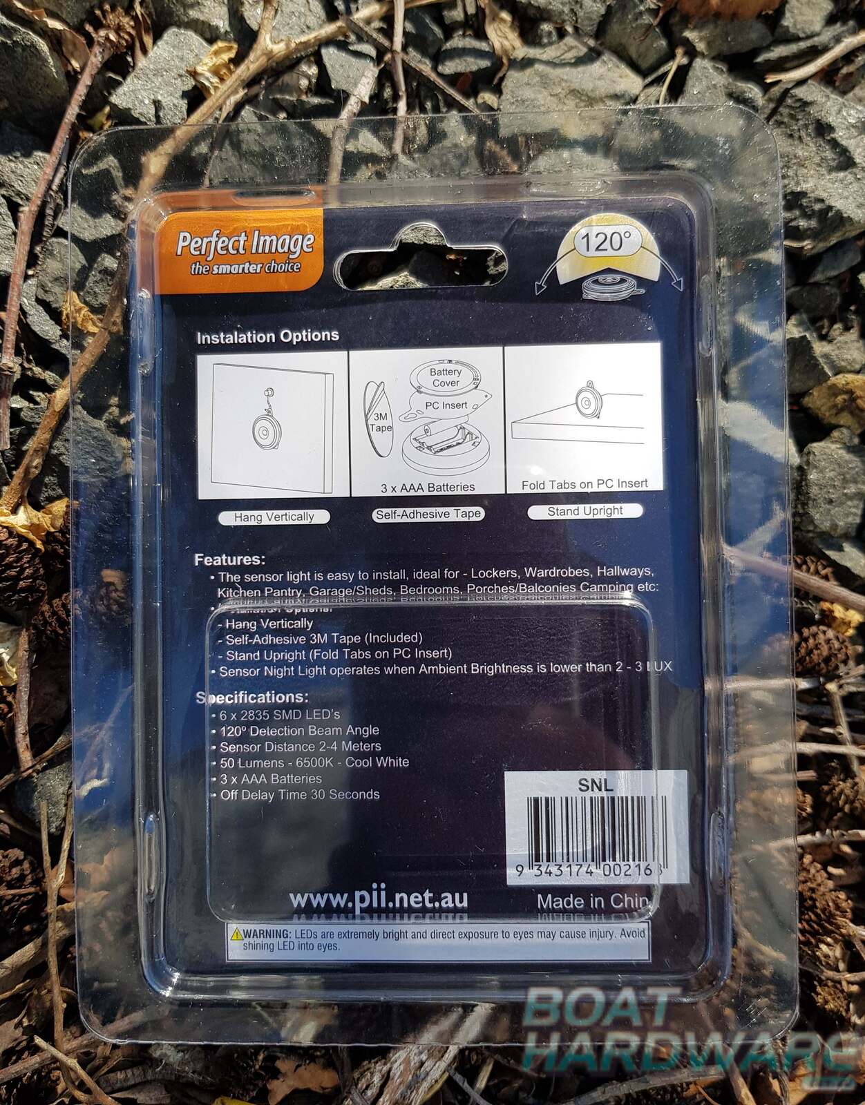 LED PIR Sensor Night Light x2 - Image 3