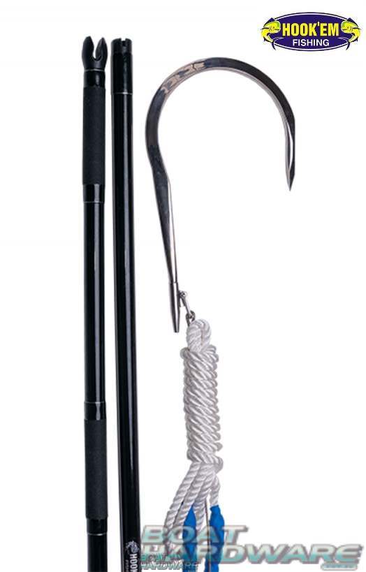 Cast Flying Gaff 4inch 160cm Handle