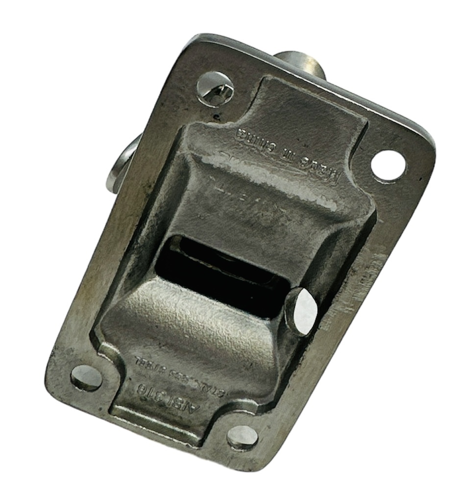 Antenna Ratchet Mount with Cable Hole - Stainless Steel - Image 4