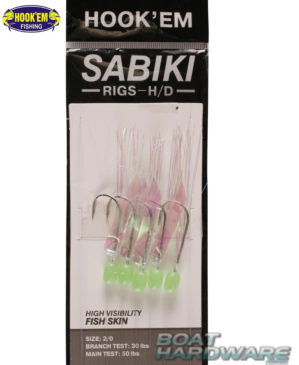 Sabiki 5 Hook Rig / Bait Jig – Size 2/0
