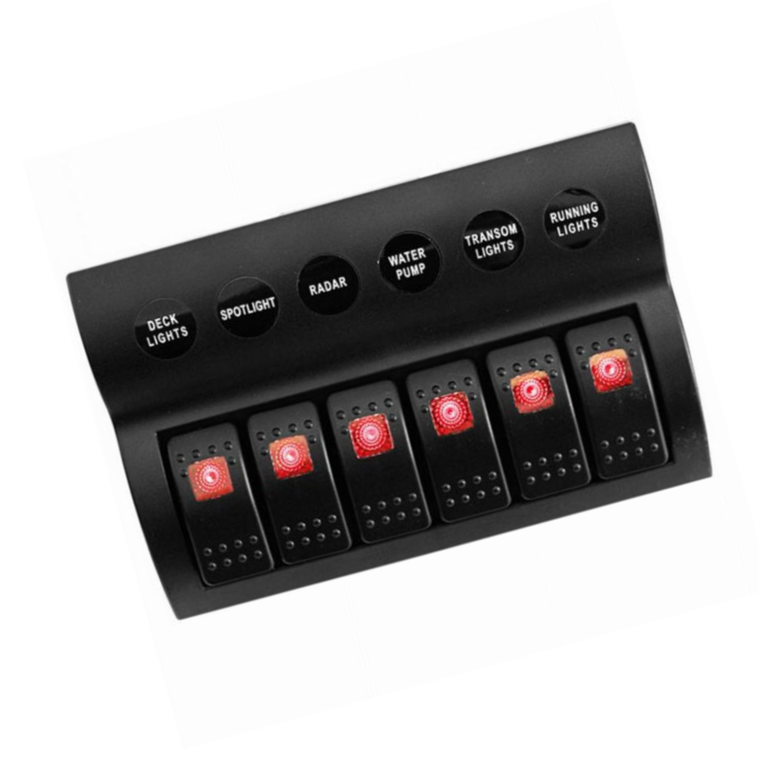 Waterproof 6 Gang Switch Panel