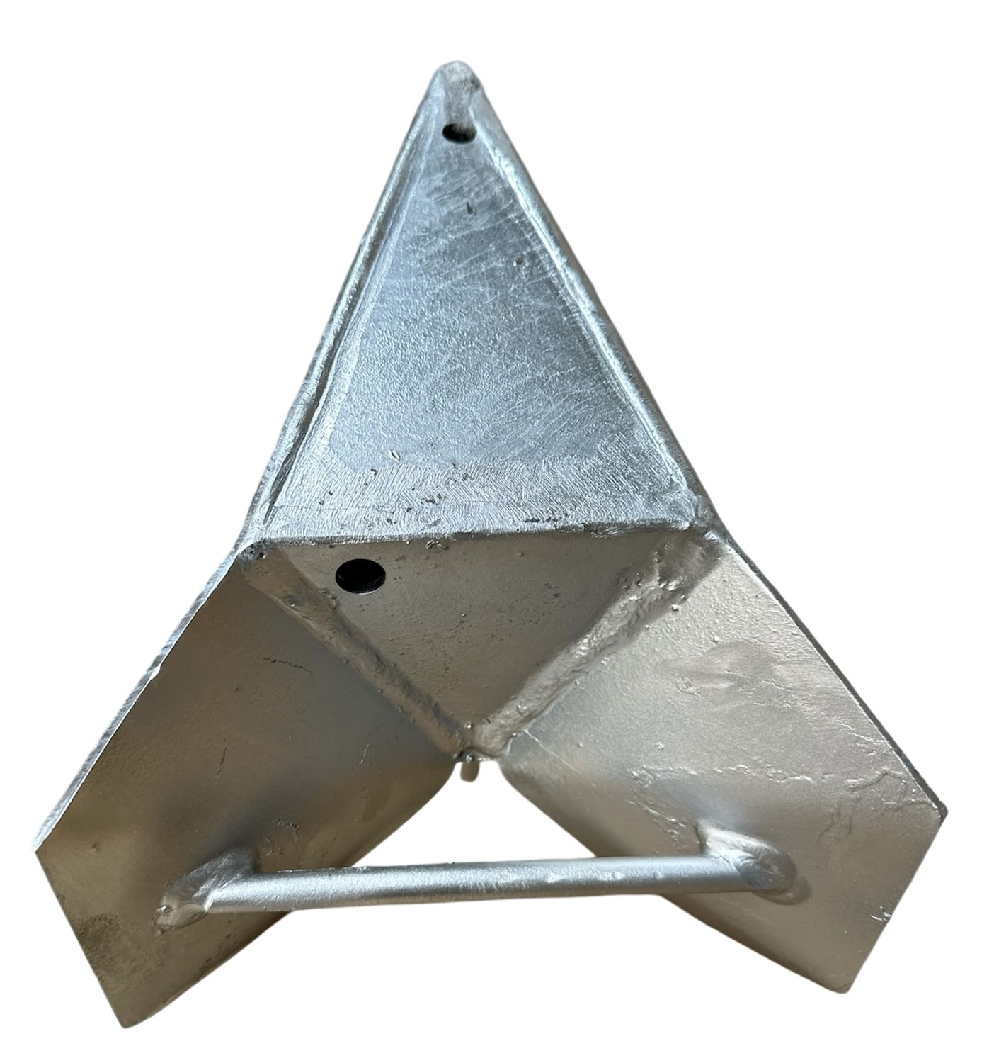 10kg Plough Anchor Delta Style - Galvanised Fixed Head - Image 4