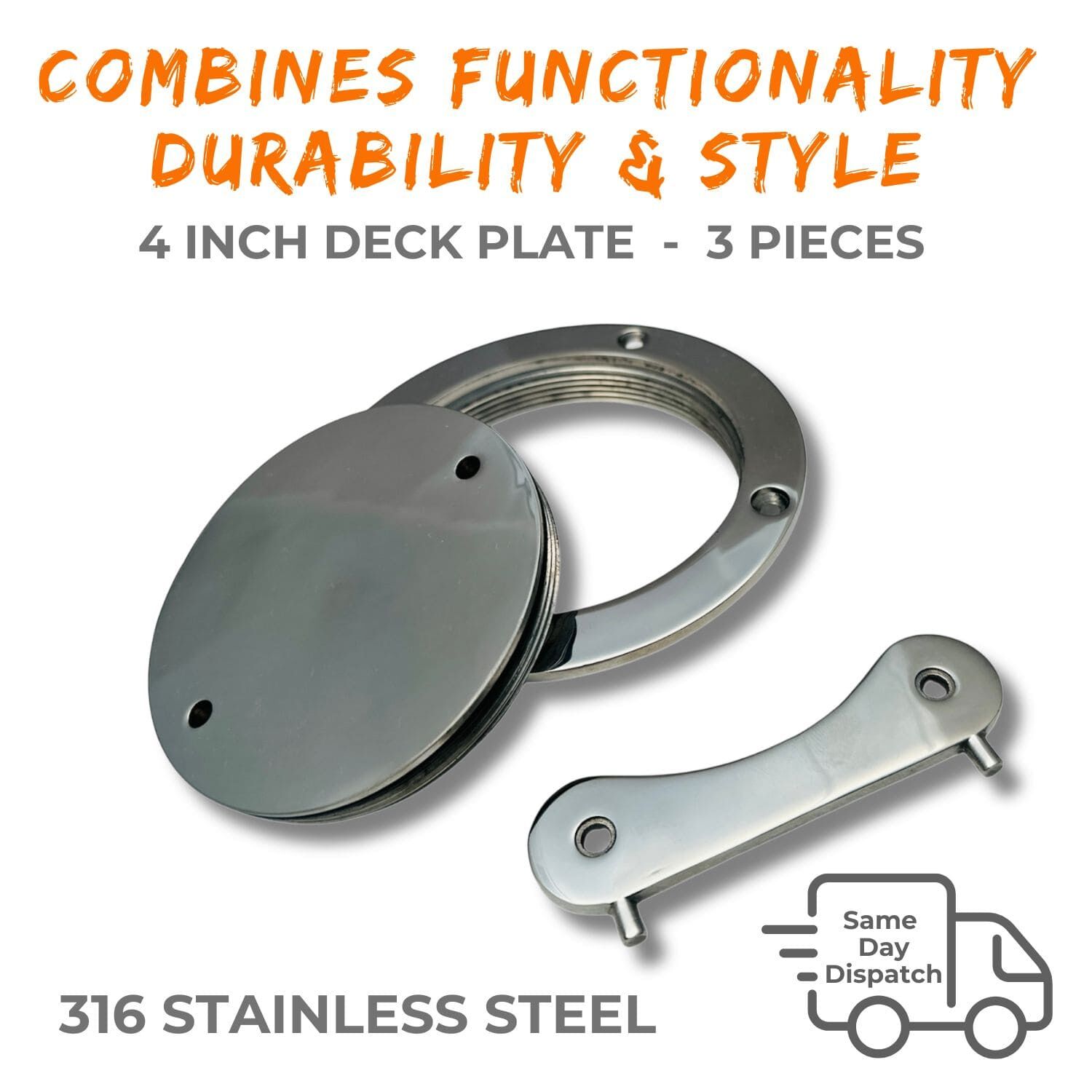 Boat Deck Plate 4" (100mm) - Image 9