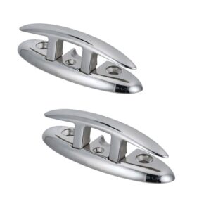 2 x Boat Cleat Folding - 155mm