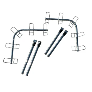2 x 5-Way Adjustable Corner Rod Holder