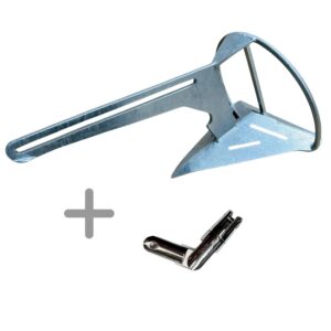 Super Sarca Anchor 2 with 3-Way Swivel – Galvanised Boat