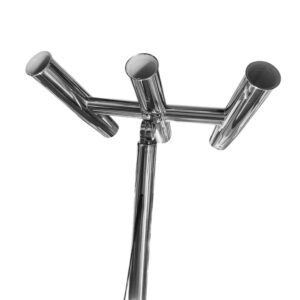 Adjustable Triple Outrigger 3 Way Rod Holder