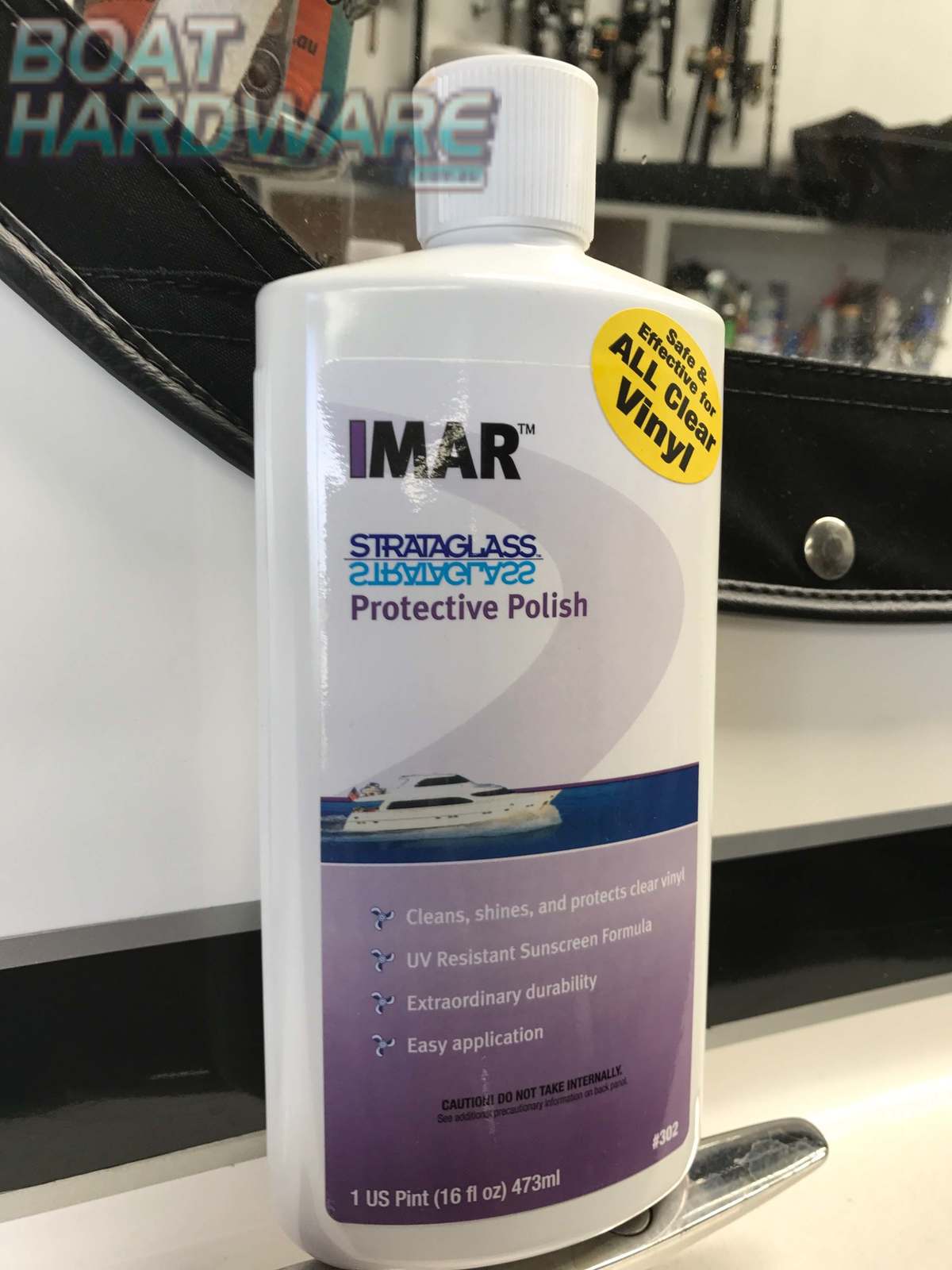 IMAR™ Strataglass Clear Vinyl Protective Cleaner & Polish #301 #302 - Image 3