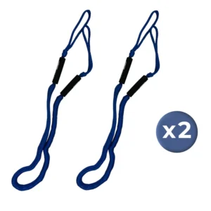 2 x 6ft Bungee Mooring Dock Line - Blue