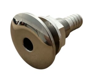 Skin Fitting - 1/2" (13mm) through Hull Outlet with Hose Connection