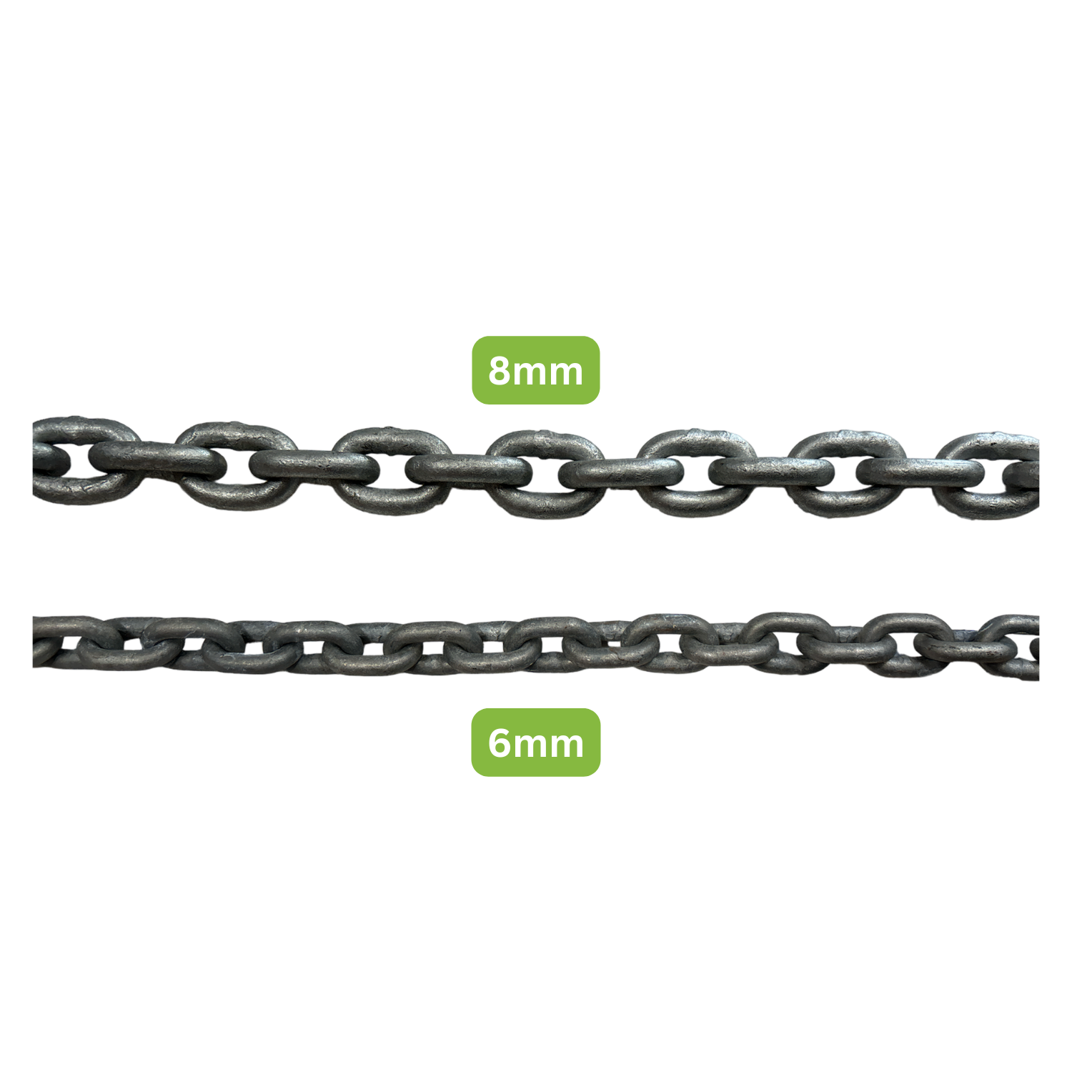 6mm Short Link Anchor Chain Galvanised - Image 2
