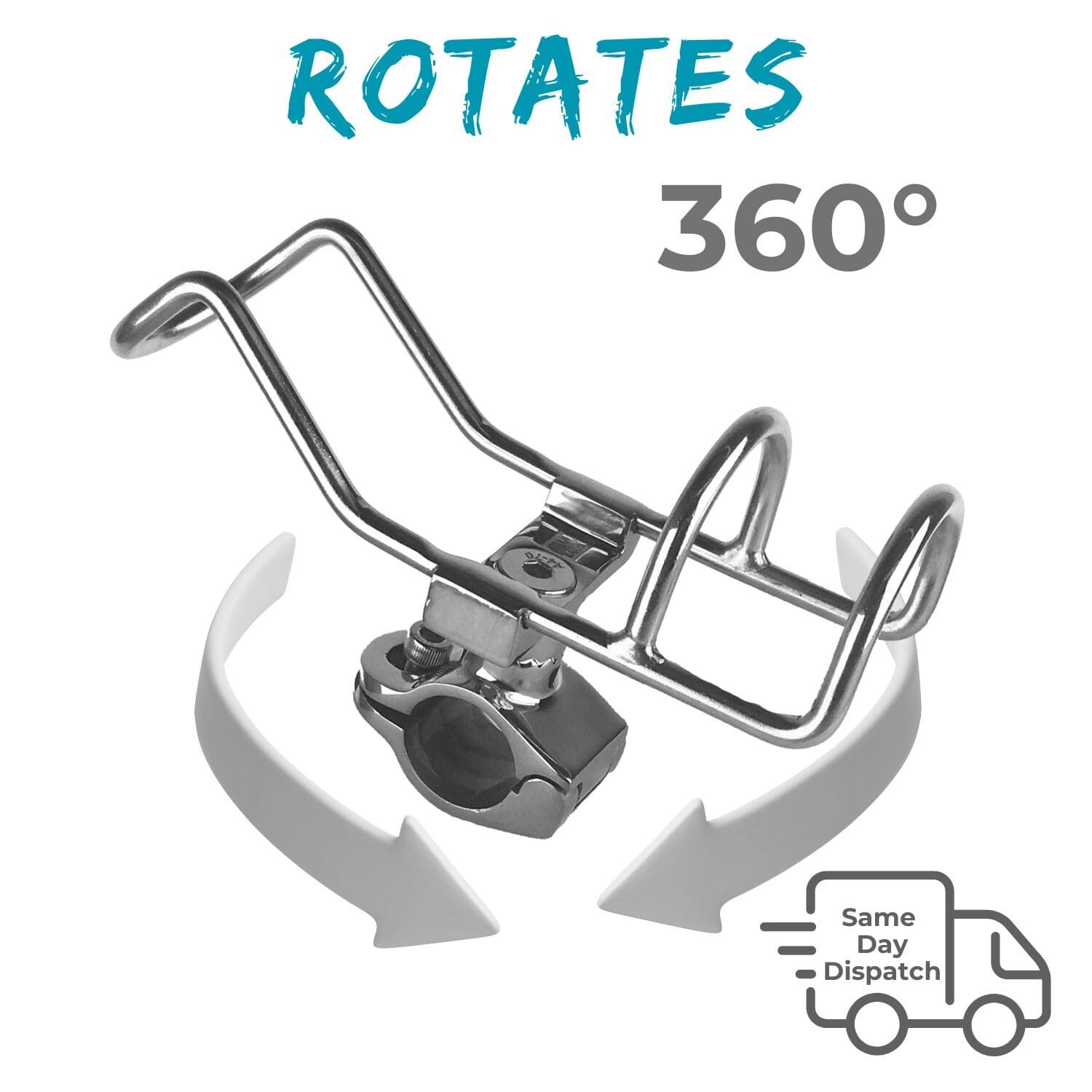 Rail Mount Rod Holder - 25mm - Image 11