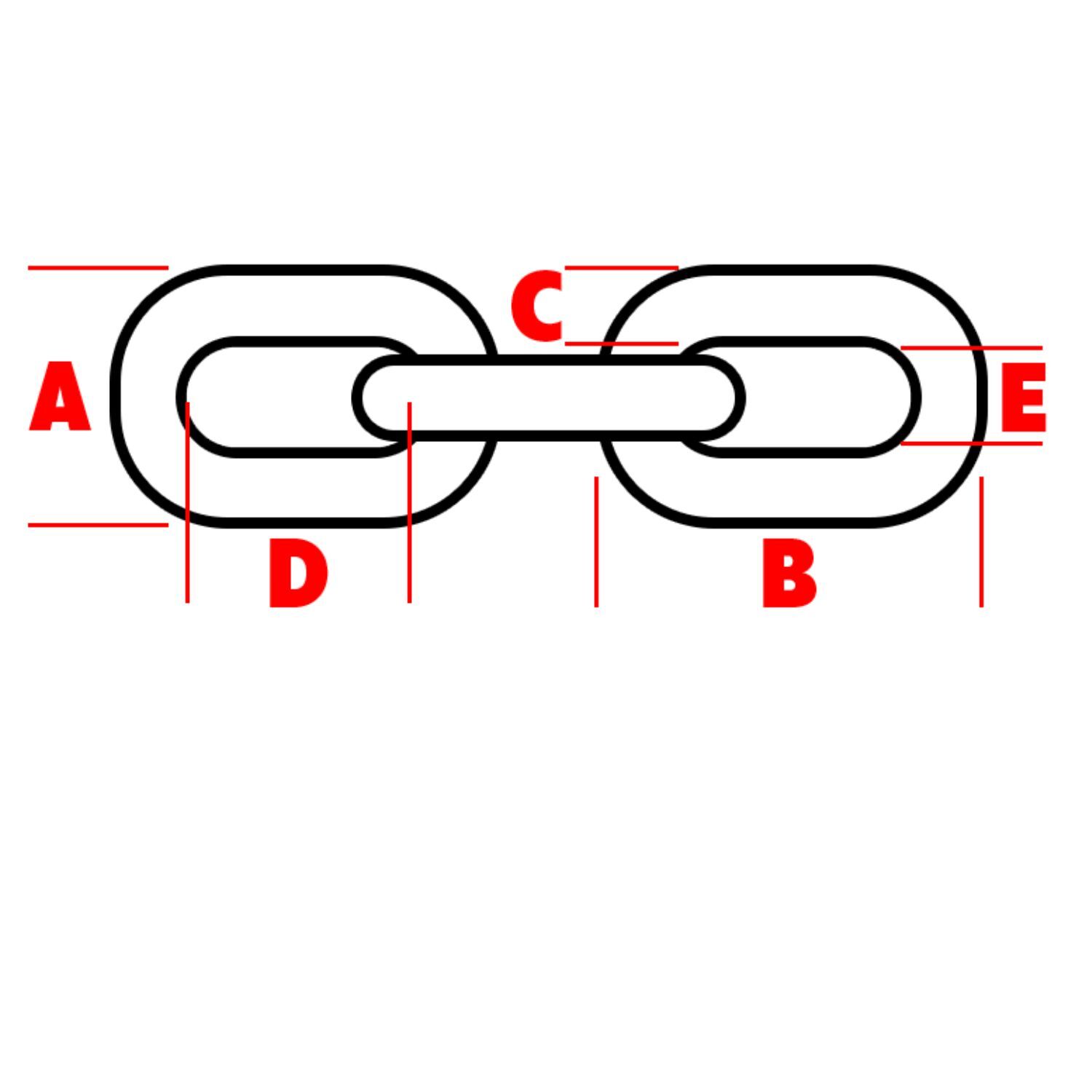 6m x 6mm Short Link Galvanised Anchor Chain - Image 6
