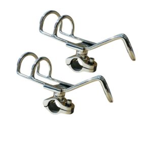 2 x Rail Mount Rod Holder - 25mm