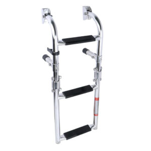 Folding Boat Ladder - Anti-slip 1 + 2 Steps