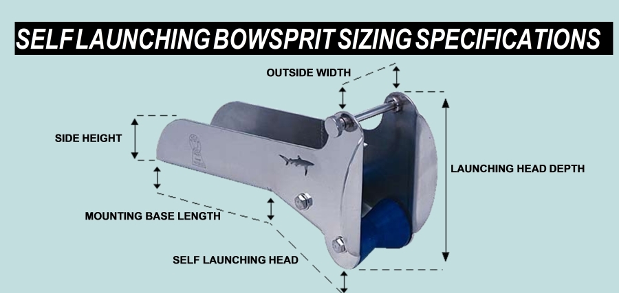 Bow Sprit Roller Sarca 3-4 - Stainless Steel - Image 5