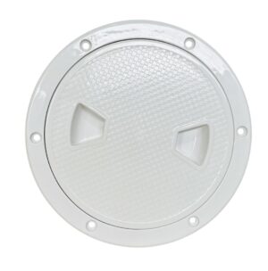 Deck Plate 162mm (6") Plastic White