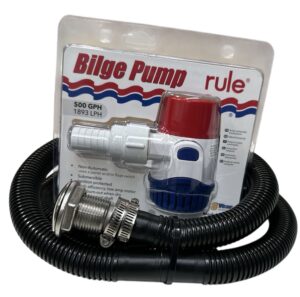 Electric Bilge Pump 500 GPH Kit