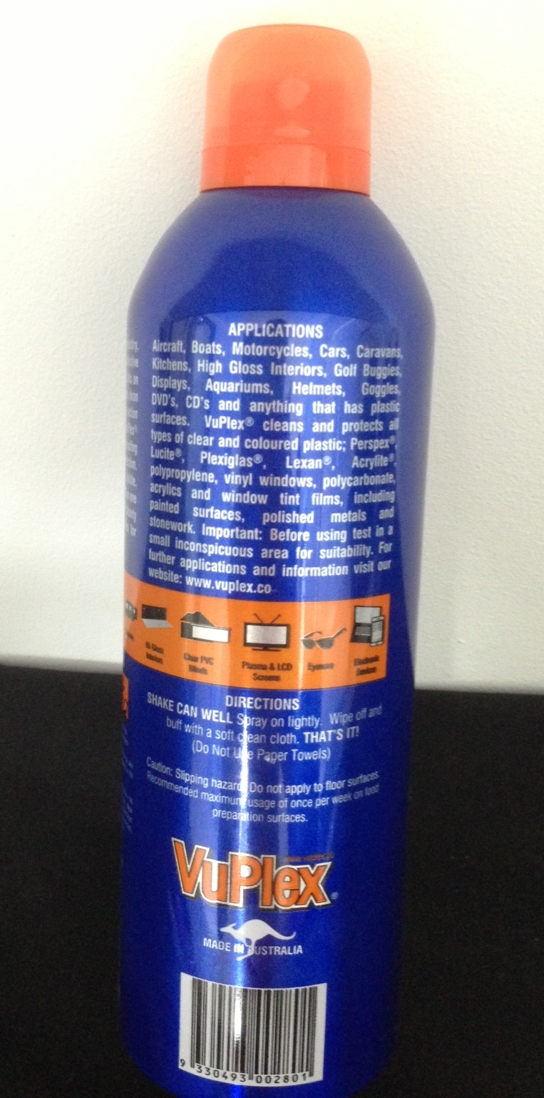 (Box of 12) 375g Vuplex Plastic Cleaner - Image 2